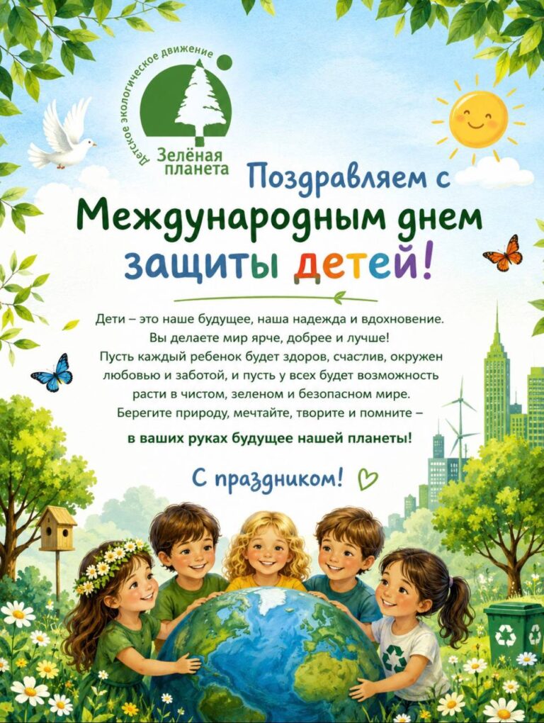 Поздравляем с Международным днем защиты детей!